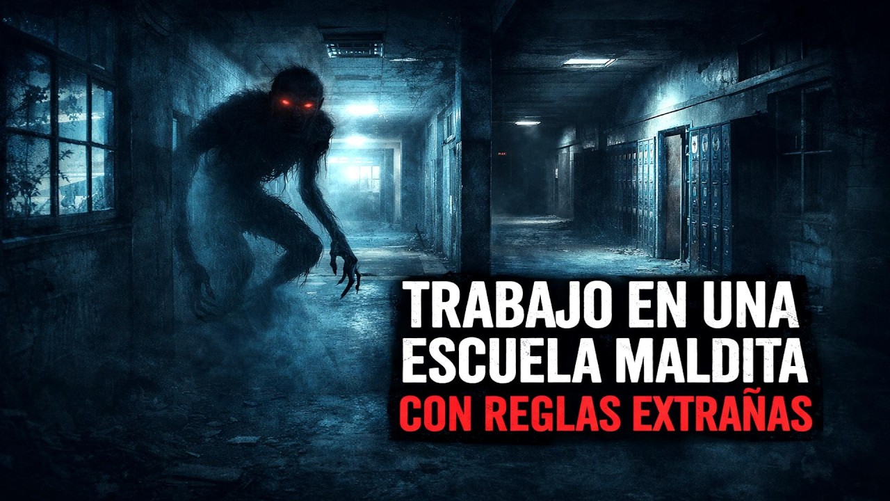 Trabajo en una escuela maldita con una lista de reglas muy extrañas