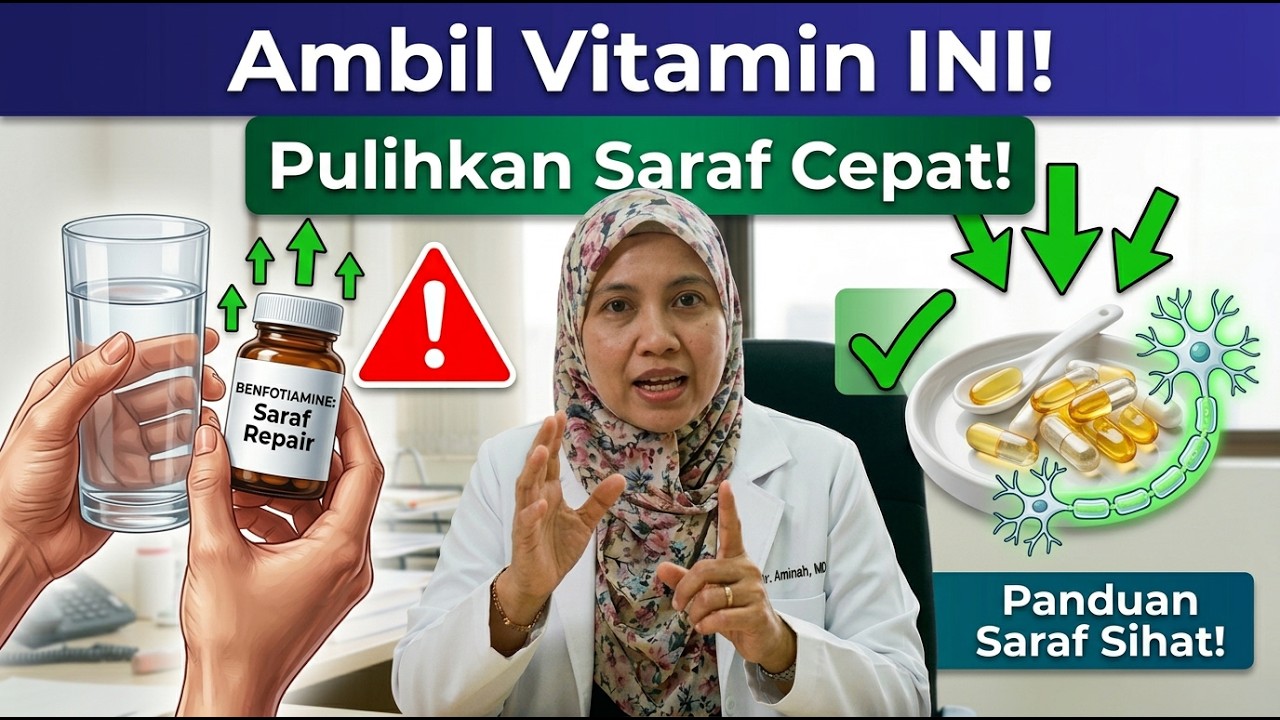 Umur 60+ Wajib Tahu: Hentikan Kerosakan Saraf Dengan Vitamin INI!