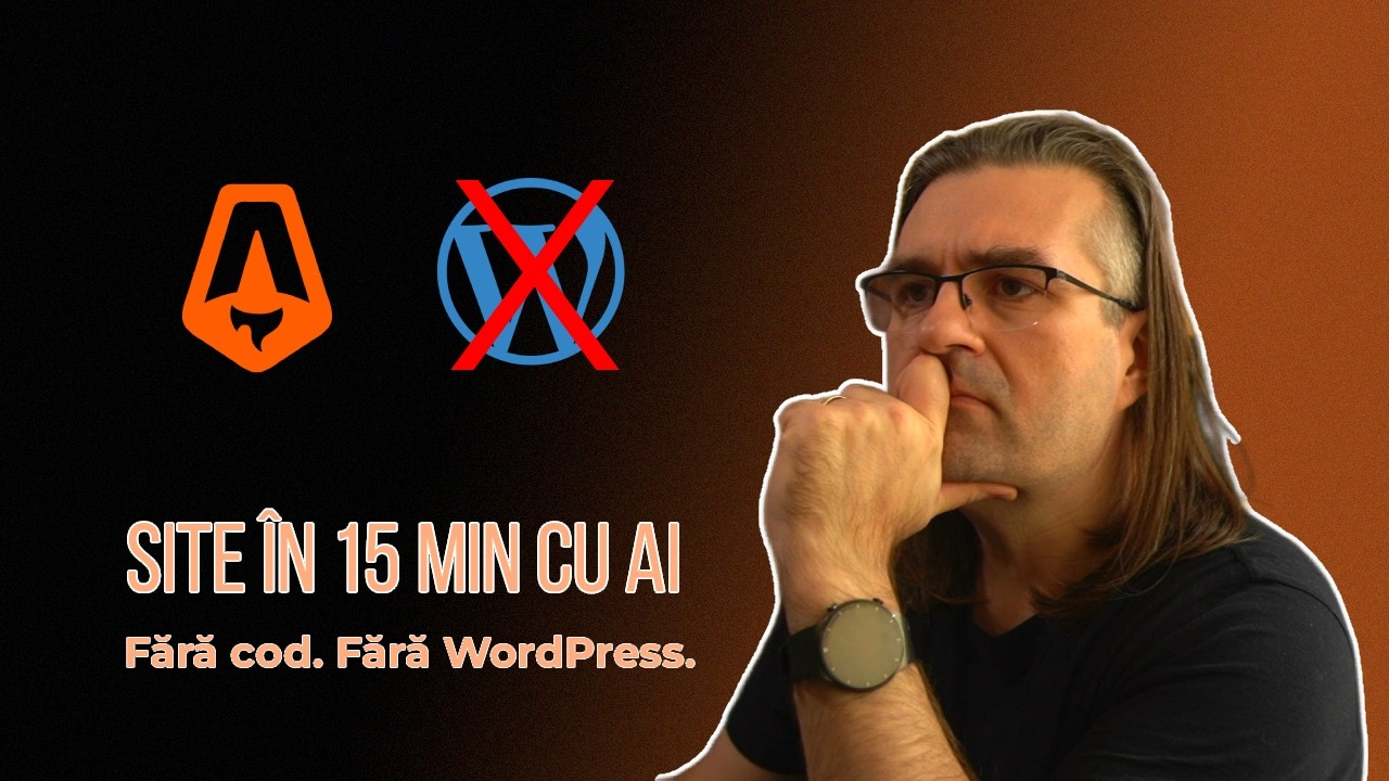 Cum construiesc un site de la ZERO în 15 minute cu AI