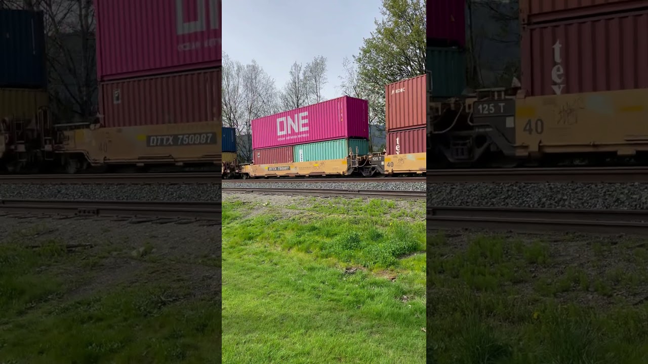 CN ES44AC container train Agassiz BC April 13, 2025 part 2