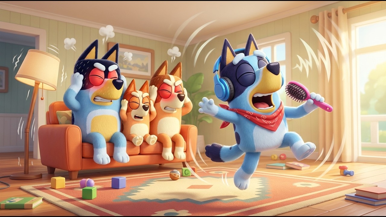 Bluey! Everyone Needs Quiet – Mom and Dad Are Very Annoyed 😠 | Bluey - Bingo | Bluey Animation Funny