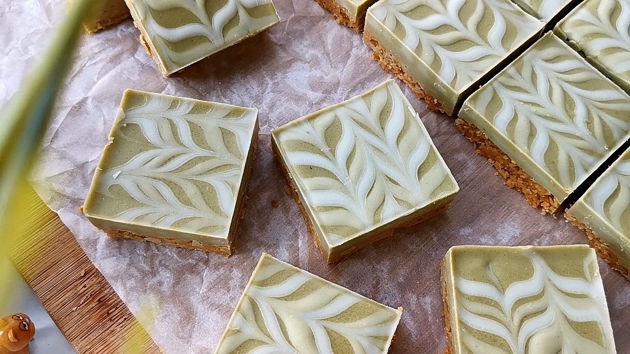 Biskut Pistachio Marble Shortbread | Resepi mudah tanpa telur | Eggless Recipe