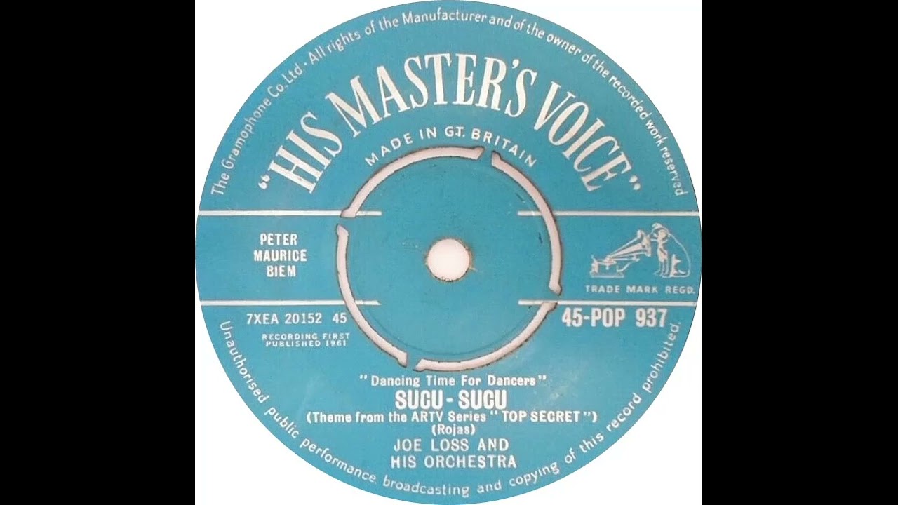 UK New Entry 1961 (248) Joe Loss & His Orchestra - Sucu-Sucu (Theme From ''Top Secret'')