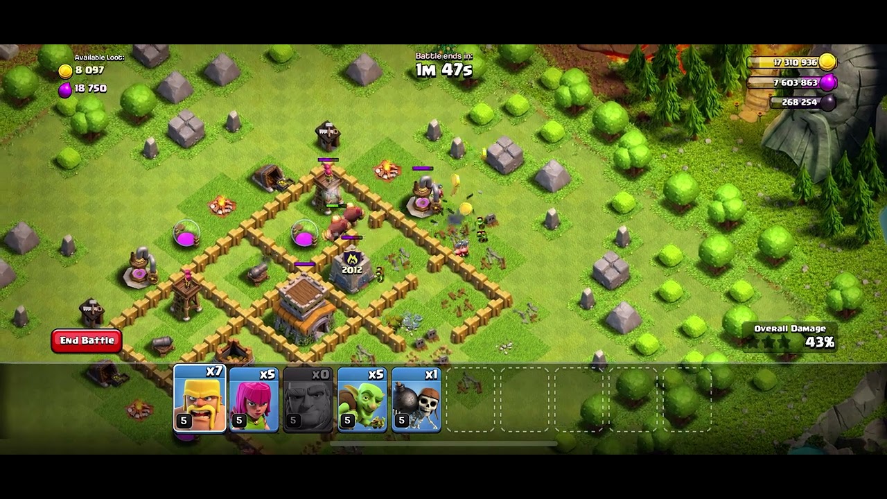 Clash of Clans 2012 challenge 3 star