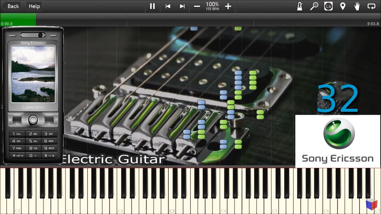 SONY ERICSSON RINGTONE ON 32 INSTRUMENTS [Synthesia]
