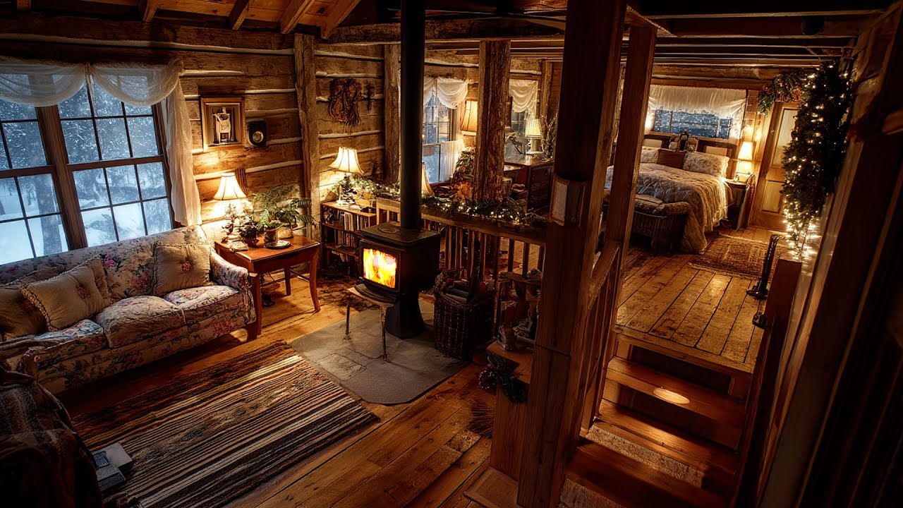 🔴Embers Fading Without Hurry | Cozy Fireplace Sounds for Deep Rest and Untroubled Ease 🔥💤