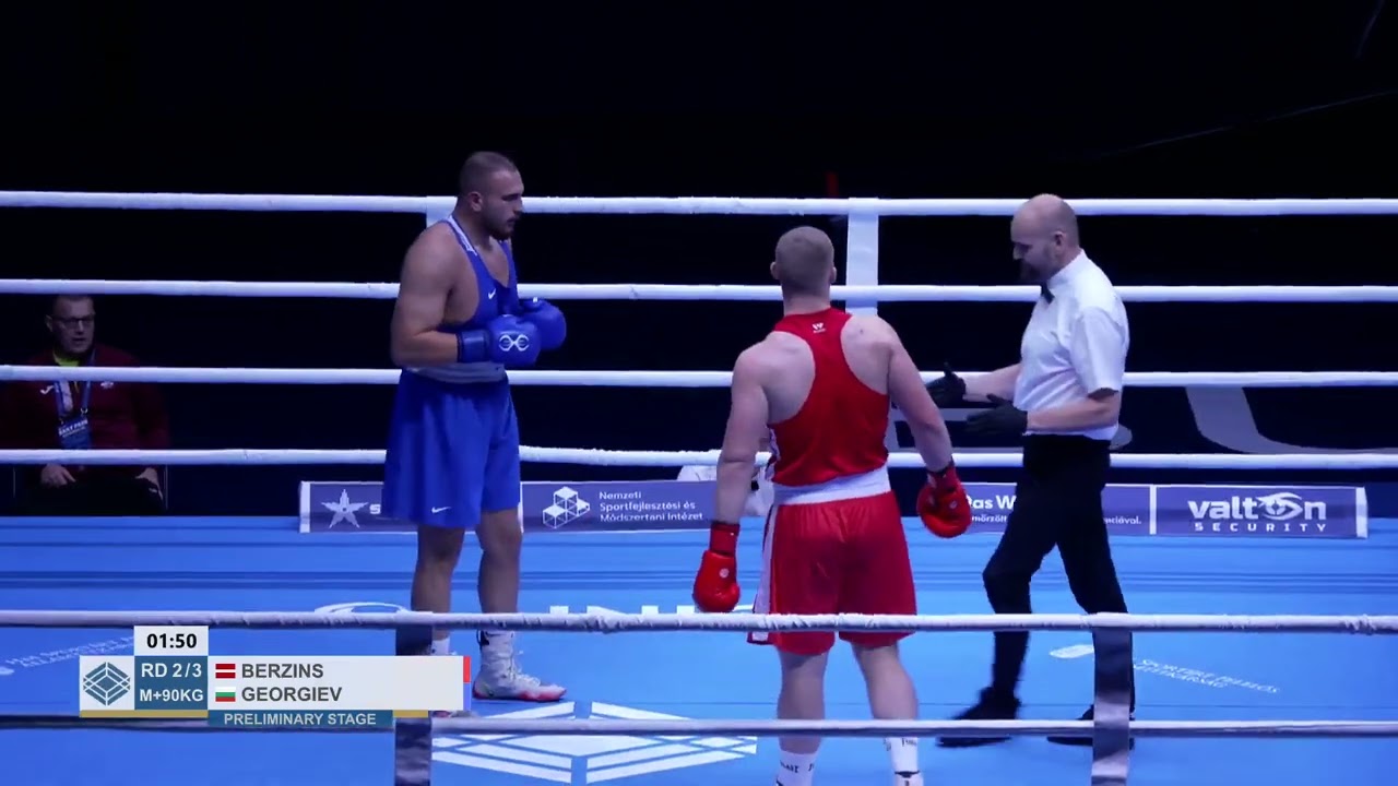 Kiril Georgiev (BUL) vs. Miks Bērziņ&scaron; (LAT) European U23 Championships 2025 (90+kg)