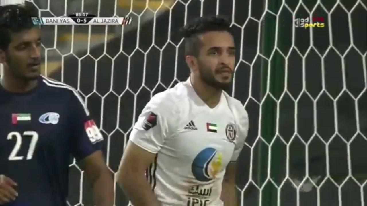 اهداف نادي الجزيرة في الدور الاول موسم 2016/2017