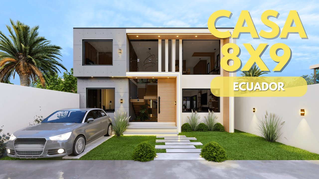 DISEÑO DE CASA 8X9 METROS