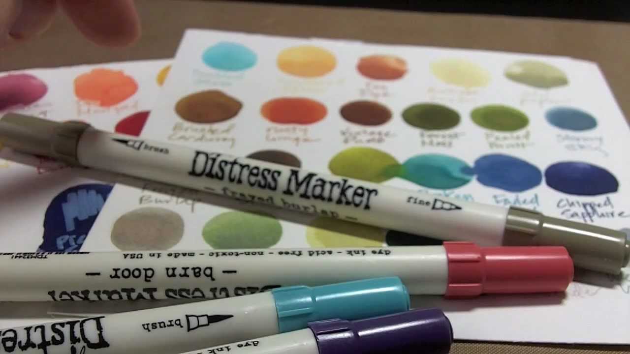 Distress Marker demo
