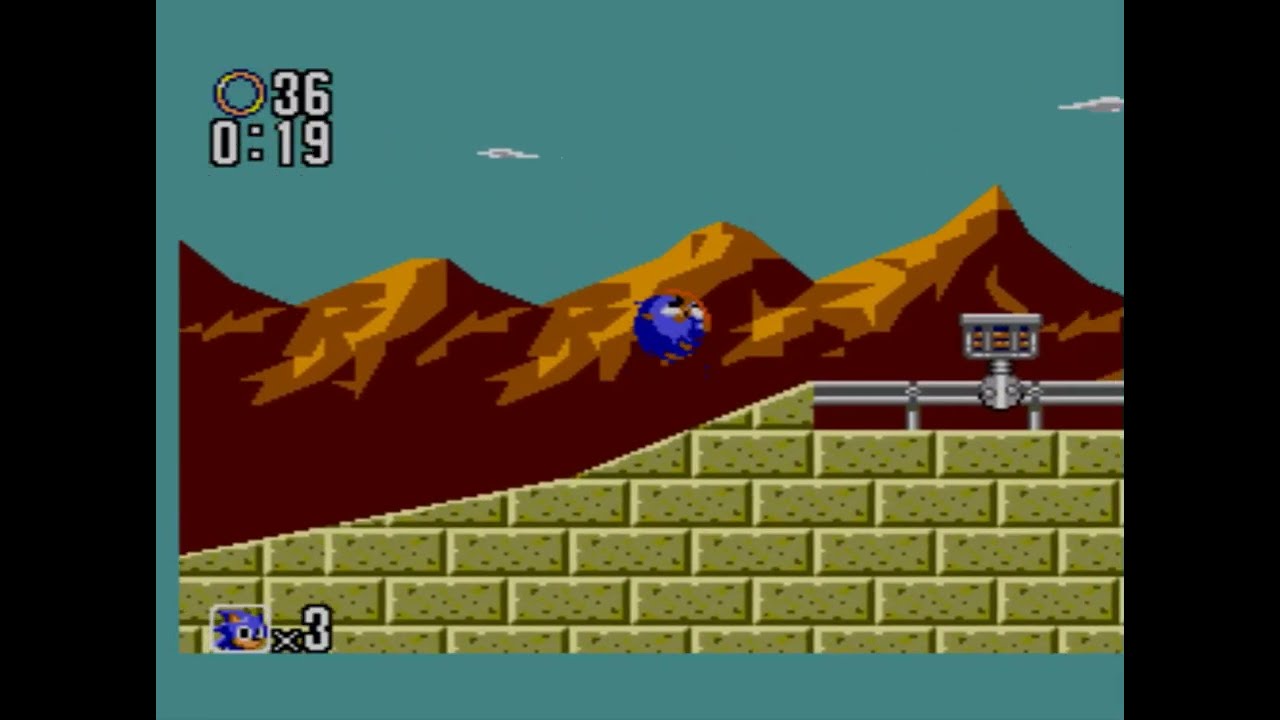 Sonic The Hedgehog 2  - Sega Master System Game Play
