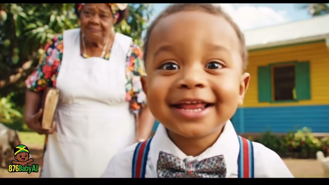 Jamaican baby visiting granny part 2 😂❤️ #explore #trending #viral #jamaica #funny #comedy #fyp #ai 