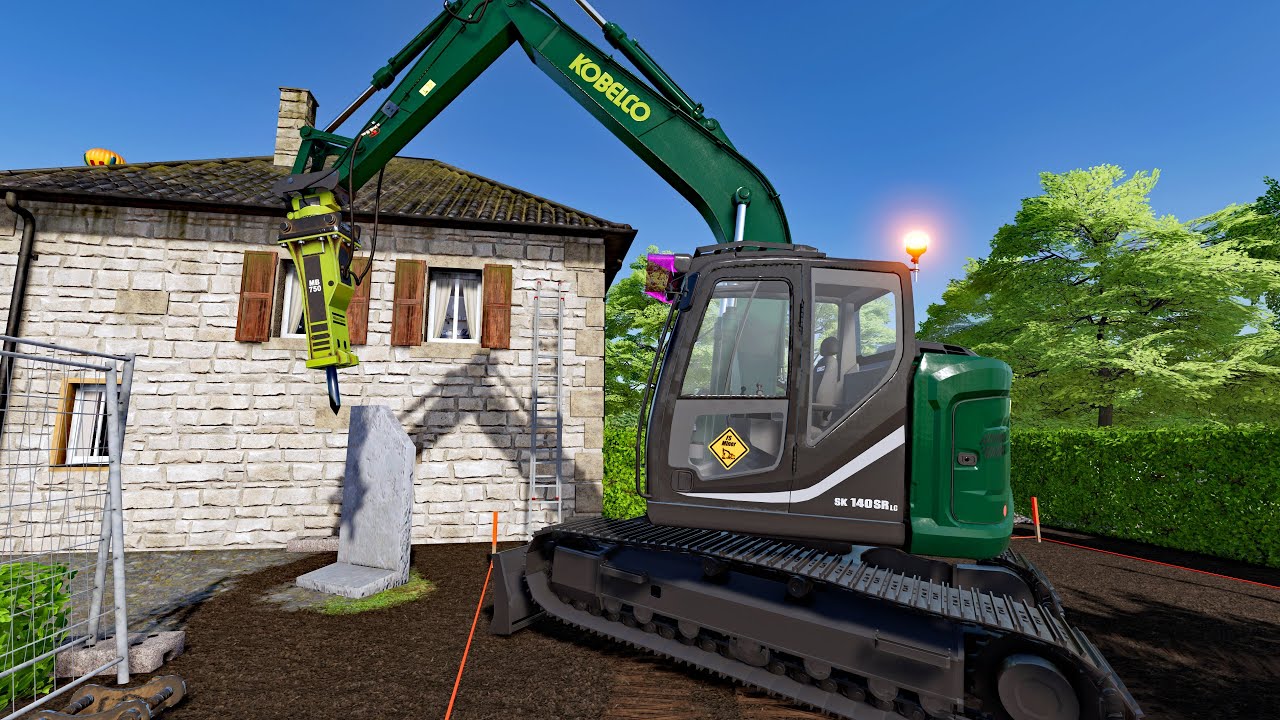 FS22 - Map The Old Stream Farm 078 🇩🇪🍓🌳 - Forestry, Farming and Construction - 4K