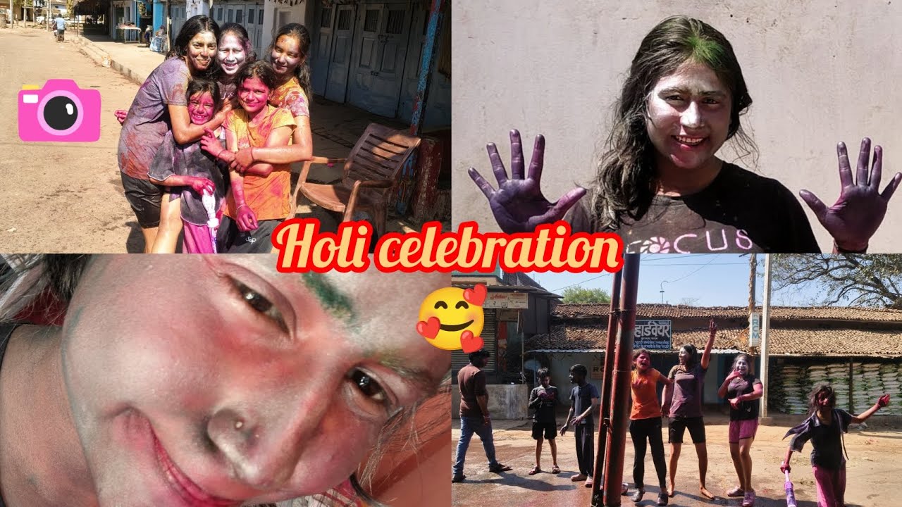 😱Happy Holi guy's holi mein bhoot ban gaye 😂🥰 Princess Anushka 📸❤️‍🩹🫶