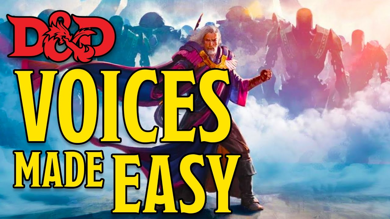 Мои правила для озвучки персонажей D&D