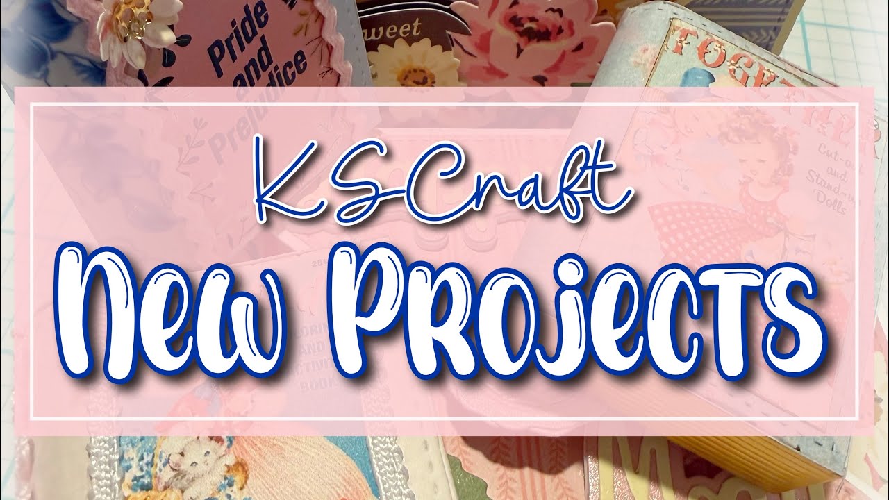 Fun and easy projects using NEW KSCraft dies 💌📚🌼