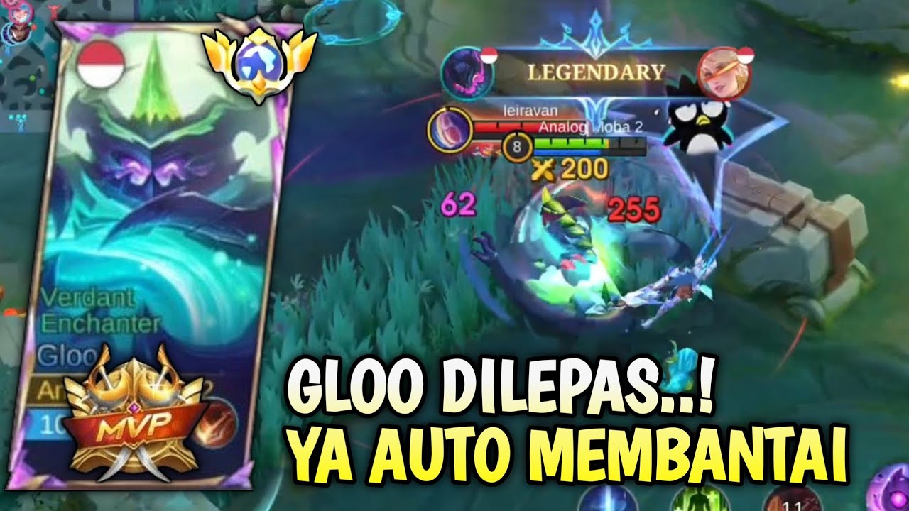 KETIKA GLOO DILEPAS OLEH LAWAN, PEMBANTAIAN PUN TERJADI - TOP GLOBAL GLOO #mobilelegends 