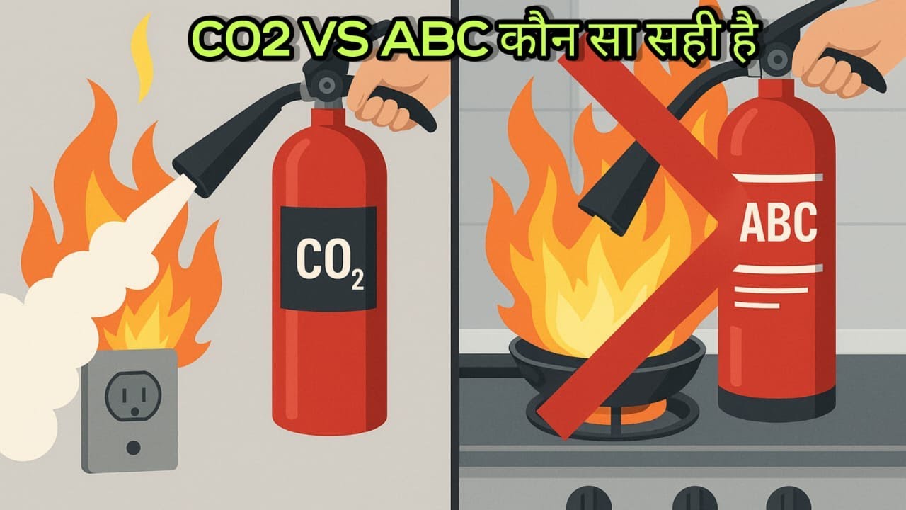 CO2 और ABC Extinguisher: अंतर समझें और सुरक्षित रहें