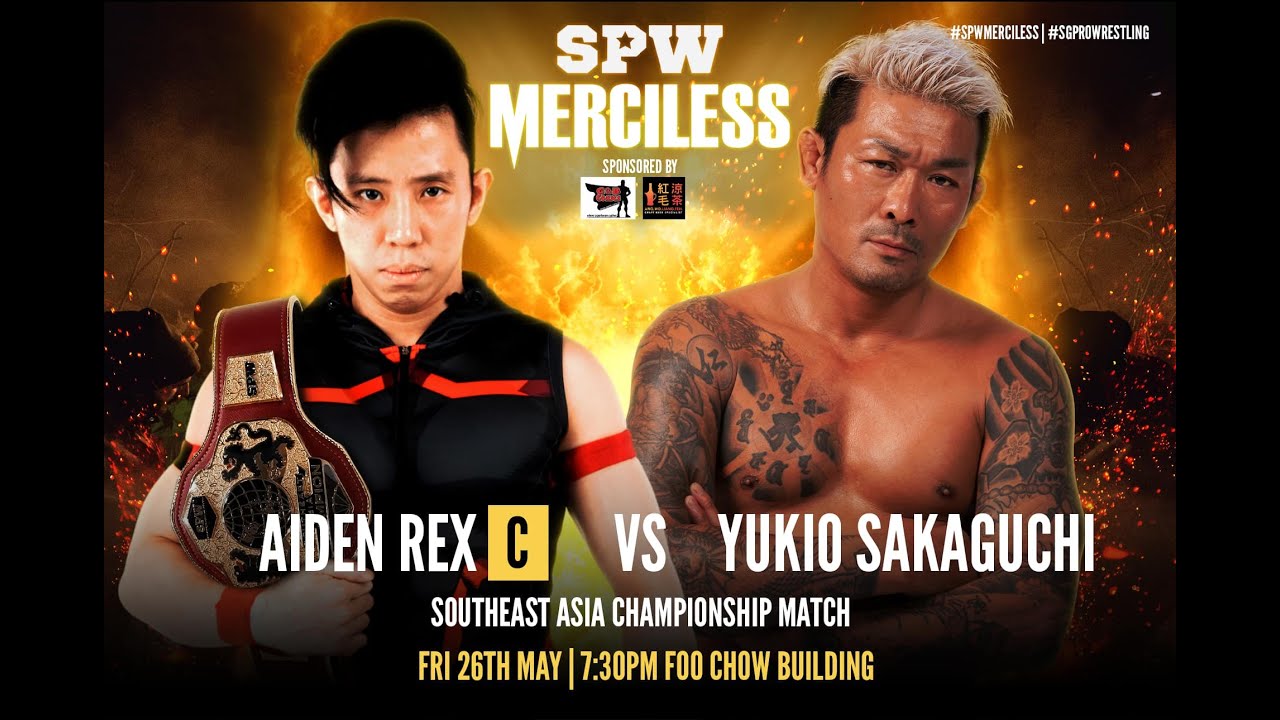 Aiden Rex (C) vs Yukio Sakaguchi | SPW Merciless