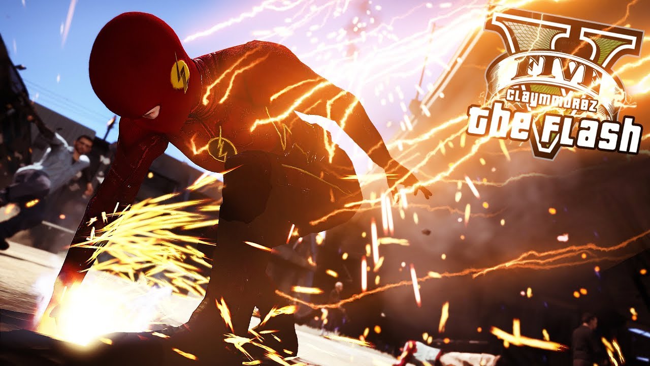 Claymmorez Flash with Flash Mod 2.0 (GTA 5 Flash Mod)
