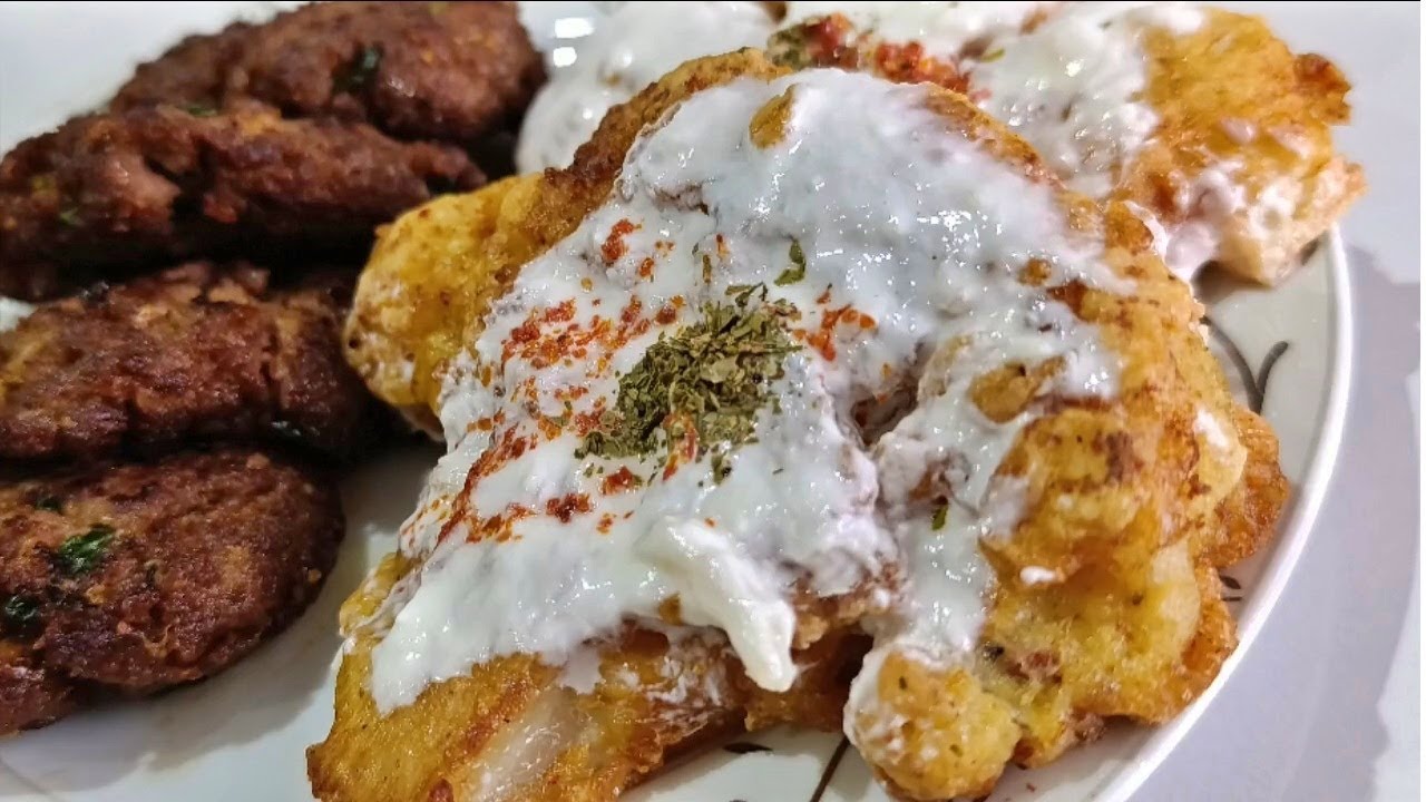 📢👌MUHTEŞEM LEZETLİ KÖFTEDEN BİLE /TADI SOSUNDA GİZLİ👈(Soslu Karnabahar kızartması)