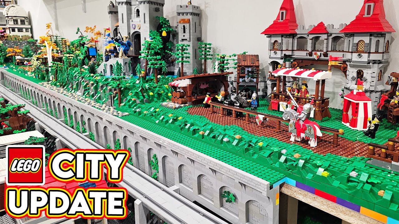 Medieval Jousting Customized & Placed! LEGO City Update