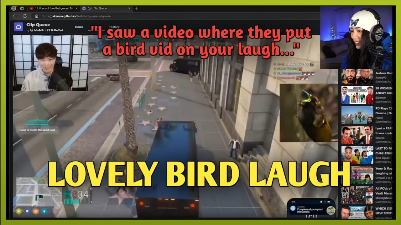 Elle Reacts To Her Bird-Like Laugh During A Vault Run With Yuno