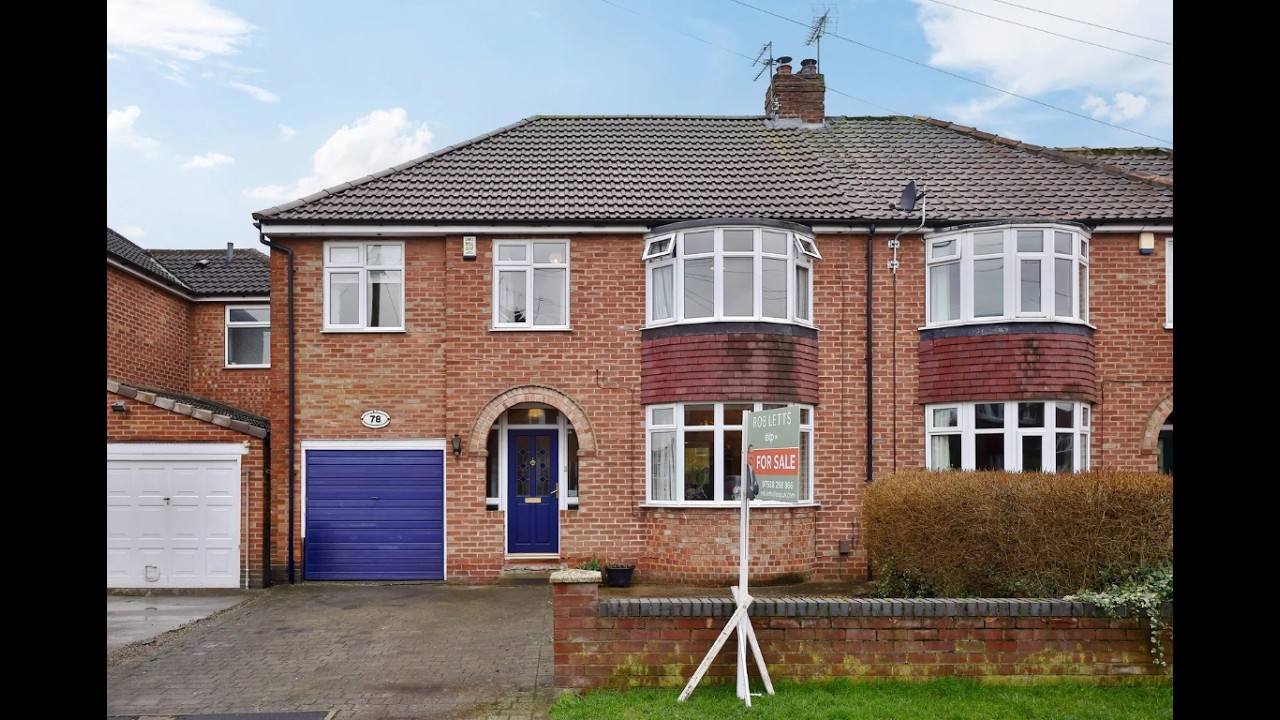 Extended 5 Bedroom Semi in York with Exceptional Rear Garden | Manor Park Road YO30
