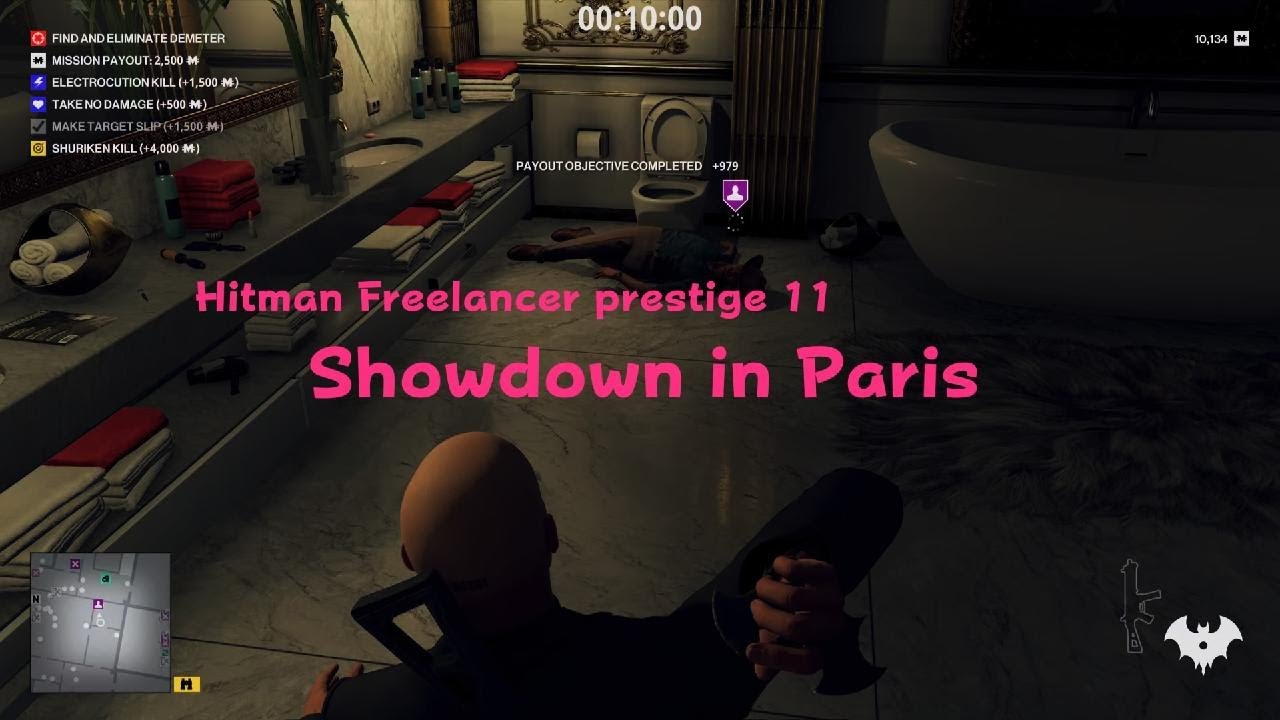 HITMAN Freelancer prestige 11 Showdown in Paris