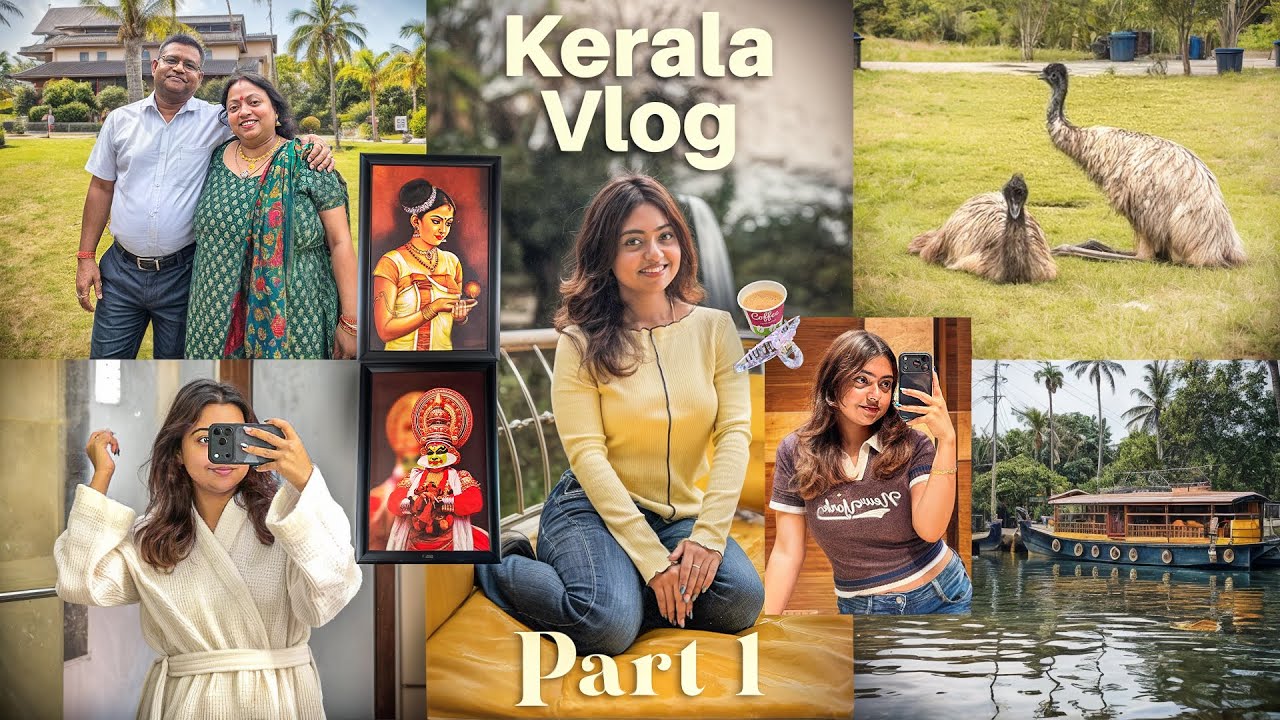 Kolkata to Kerala: My First 48 Hours in Kochi & Alleppey! 🌴✈️ | Kerala Vlog Ep. 1