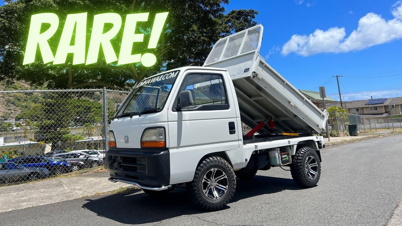 Обзор и обзор грузовика Honda Acty Dump Kei Truck от первого лица!