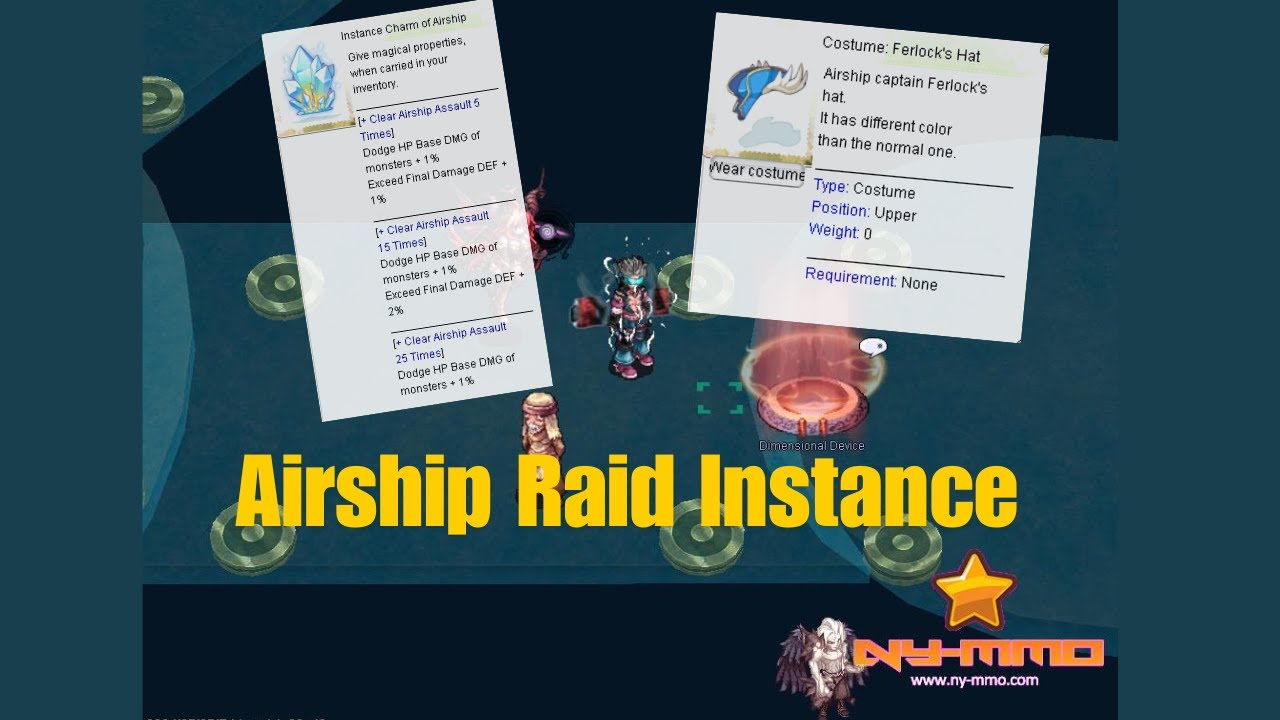 NY-MMO Airship Raid Instance Guide