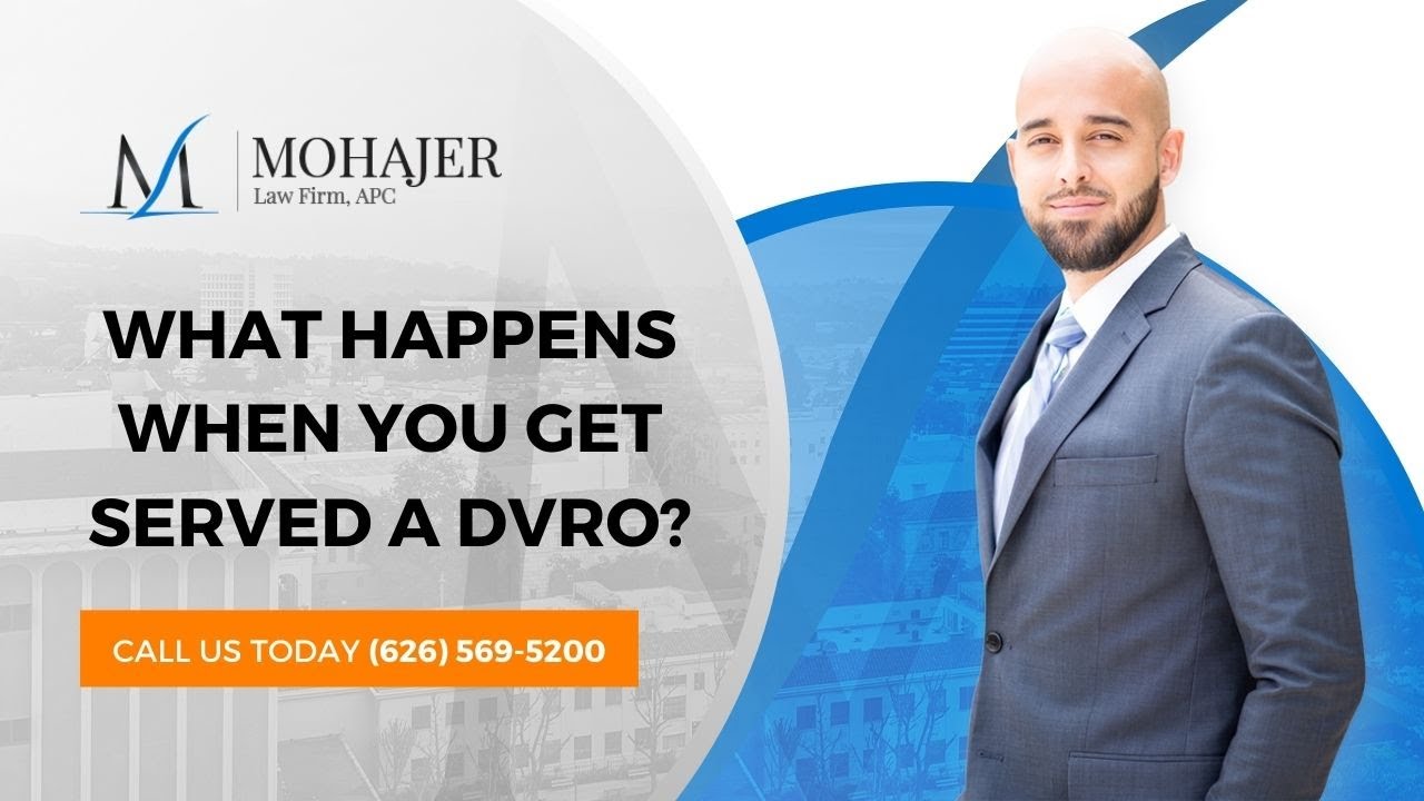 What Happens When You Get Served A DVRO?