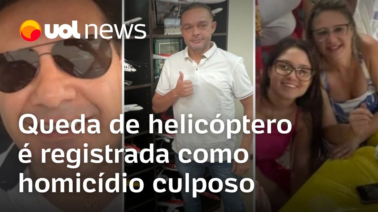 Helicóptero em SP: Queda da aeronave é registrada pela polícia como homicídio culposo