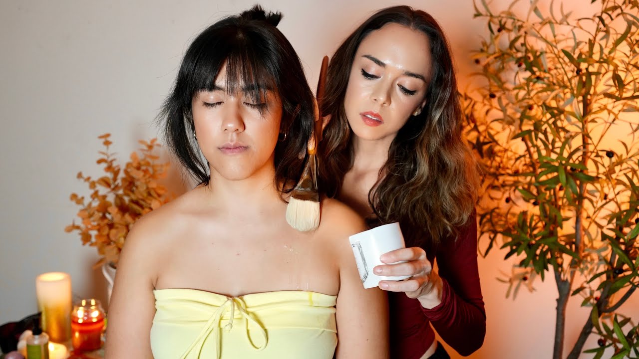 ASMR Upper Body Massage + Chiropractic Tool |Gentle Touch, Relaxing Tingles,Deep Sleep [Real Person]