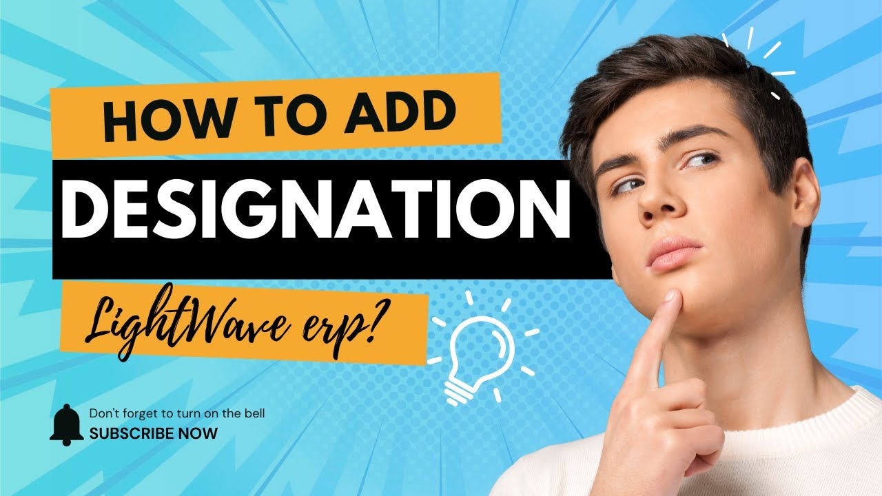 How to Add Designation in HRM Module Lightwave ERP? (www.lightswavepro.com)
