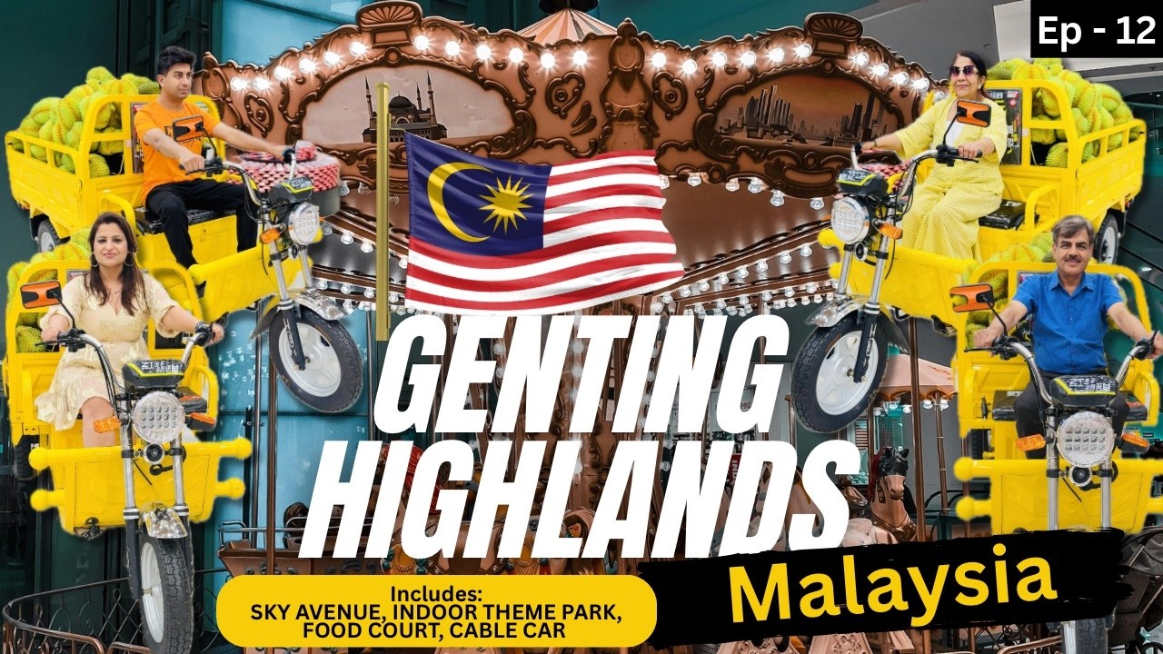 Malaysia Genting Highlands sky avenue mall|Genting highlands bus terminal|cable car, theme park,food