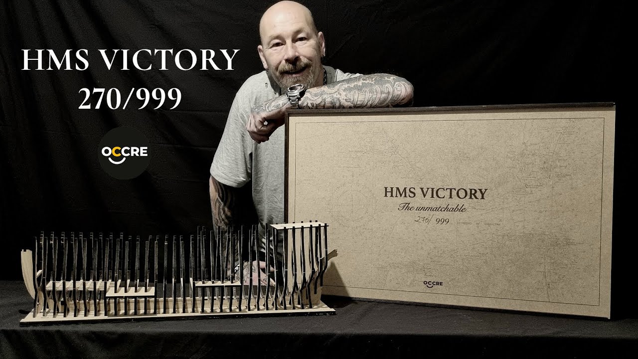 Распаковка Maqueta HMS Victory OcCre