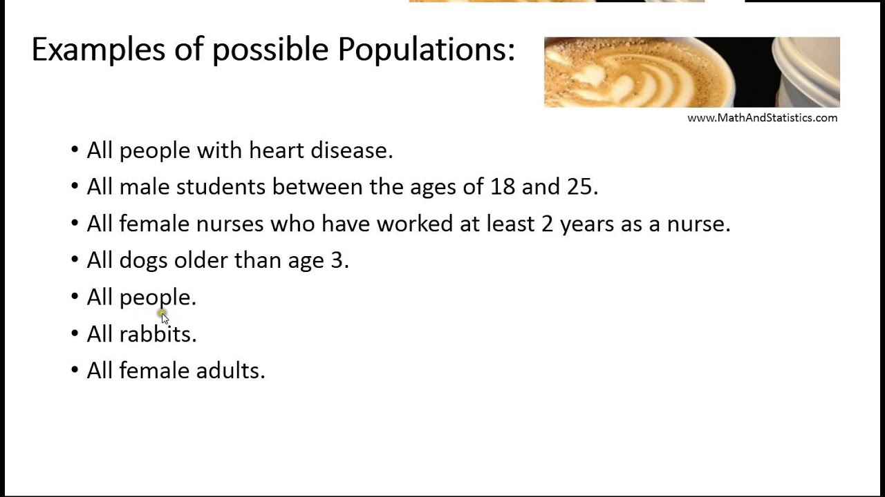 HOW TO VIDEO Dr Ami Gates MOOT Intro Stats Populations and Samples