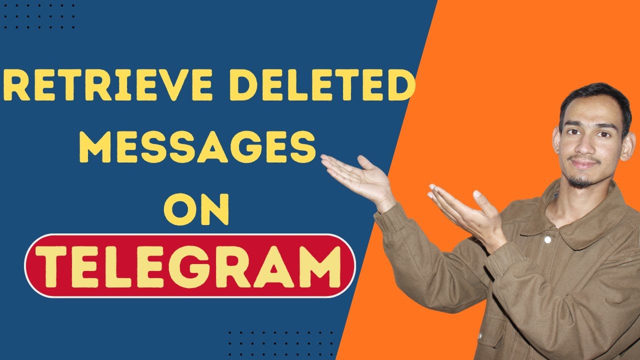 TELEGRAM: How To Restore Deleted Messages/ Chats !! FIND DELETED CHATS 