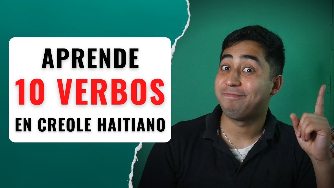 10 verbos COMUNES en Creole haitiano (con frases) | Kreyòl con Franco