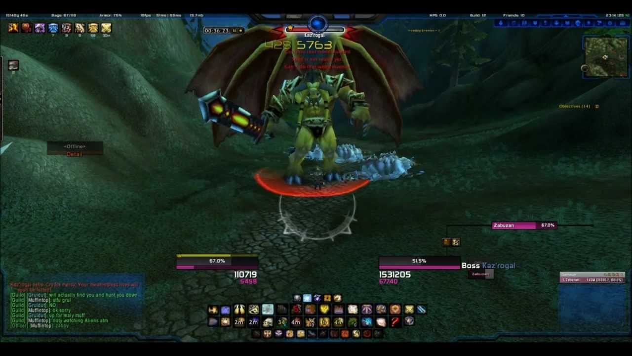 Ret Paladin Battle for Mount Hyjal Solo - Full Clear