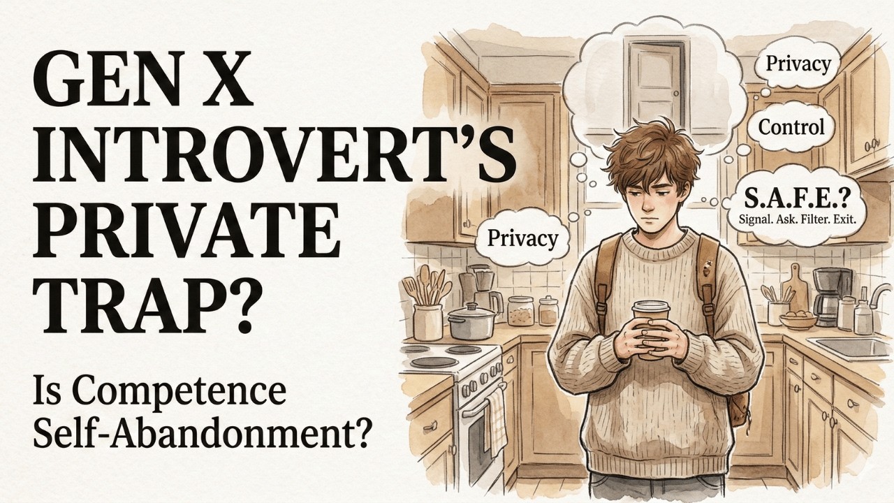 Gen X Introvert Burnout Quiet Boundaries, Social Exhaustion, and Self Management Skills