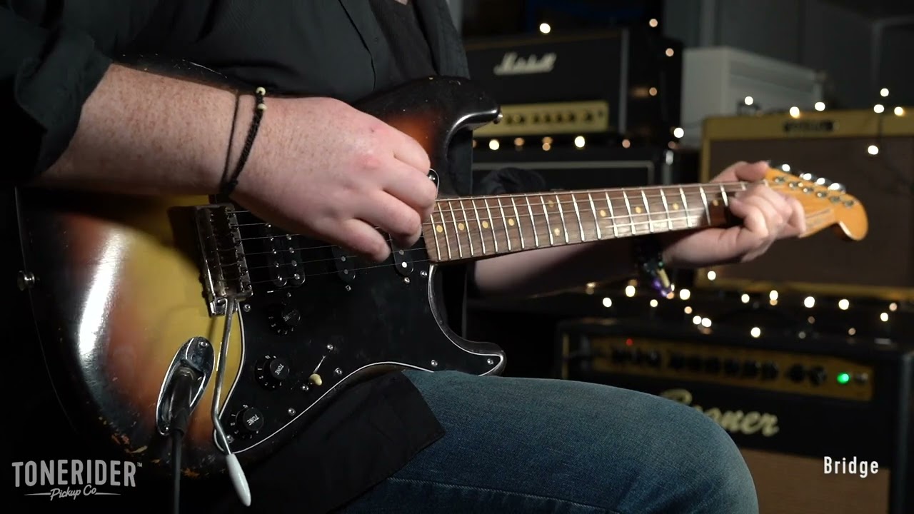 Tonerider Alnico 2 HSS Set - Clean Tones