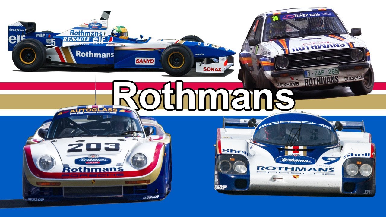 ROTHMANS livery - 962, E30 M3, Legacy, 911, Williams F1, Escort, Ascona, ...