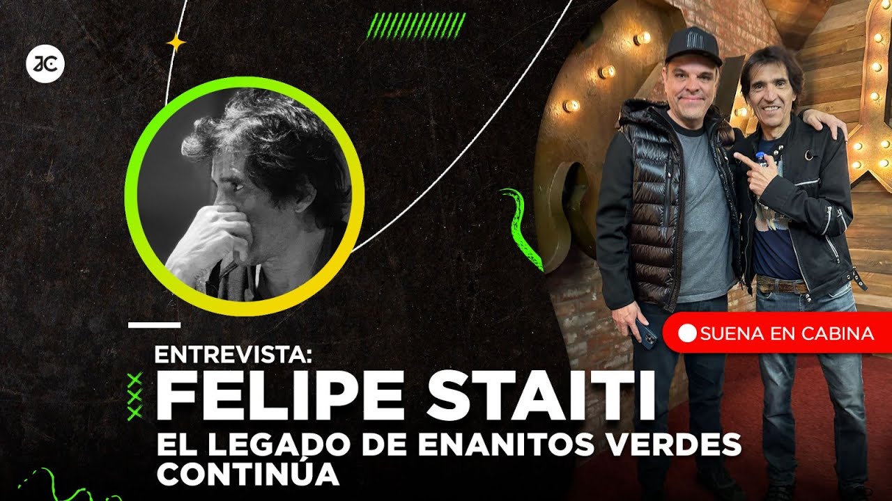 Felipe Staiti revela el futuro de Enanitos Verdes | Entrevista con Jessie Cervantes.