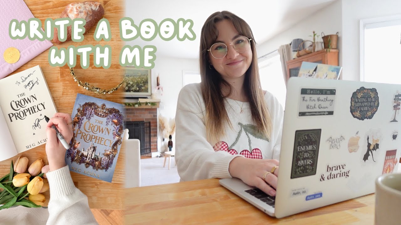 Day in the Life of an Indie Author | write a cozy romantasy book with me!