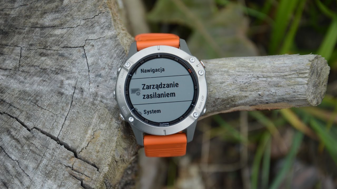 Zarządzanie Zasilaniem w zegarku Garmin Fenix 6