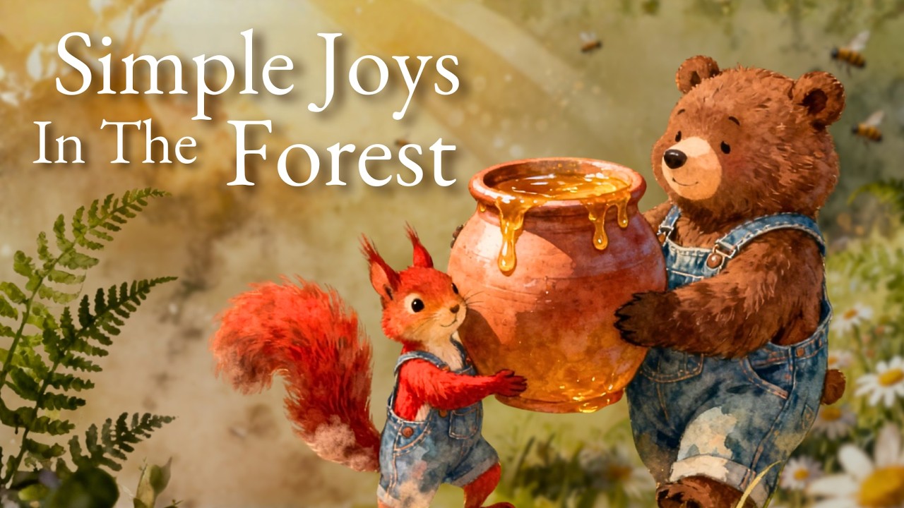 Soft Forest Scenes for a Slow, Peaceful Day | Gentle Music
