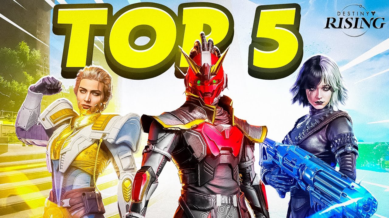 TOP 5 BEST DESTINY RISING CHARACTERS!